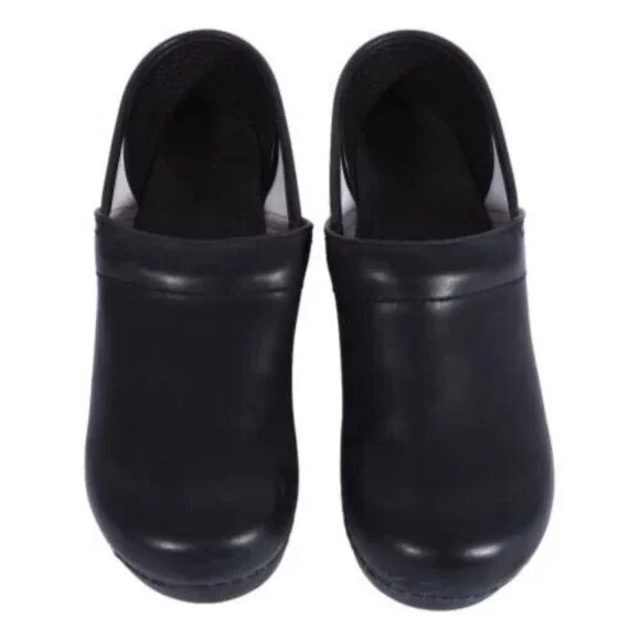 Dansko Womens Clog Black Size 42 11.5 Style 006 020202 Leather w Box - Picture 4 of 6